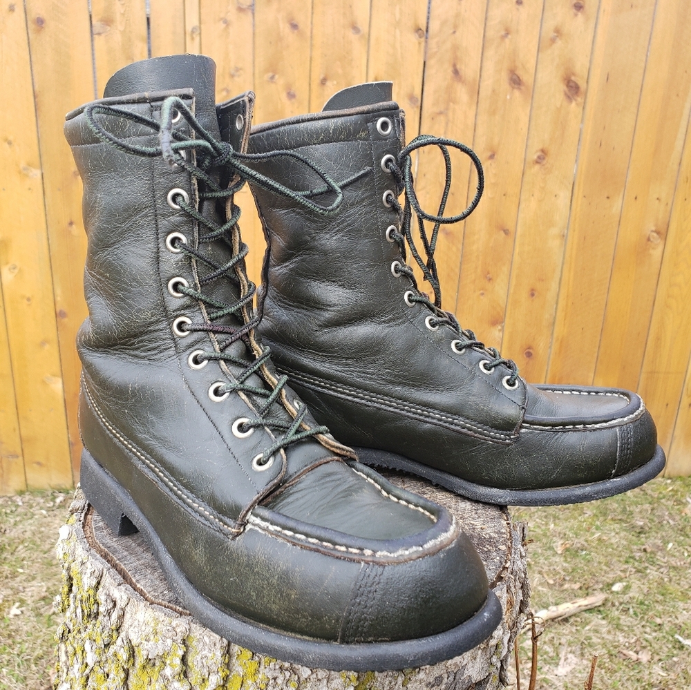 Vintage kangaroo leather boots